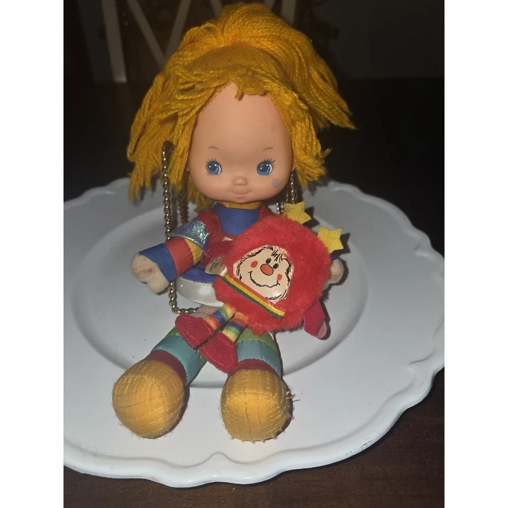 Vintage 1983 Hallmark Rainbow Brite plush doll 12 Inch And Twink Sprite